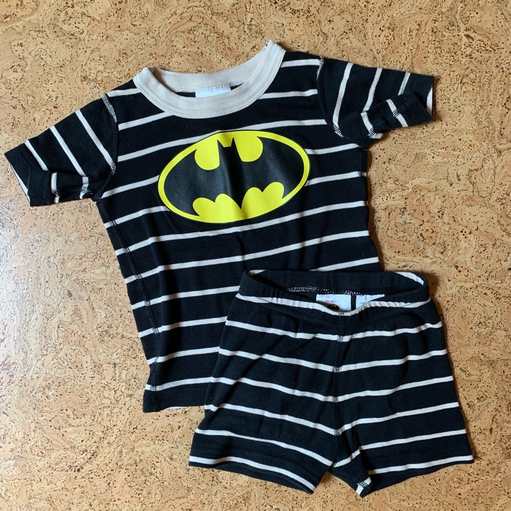 Hanna Andersson Batman short john pajamas
